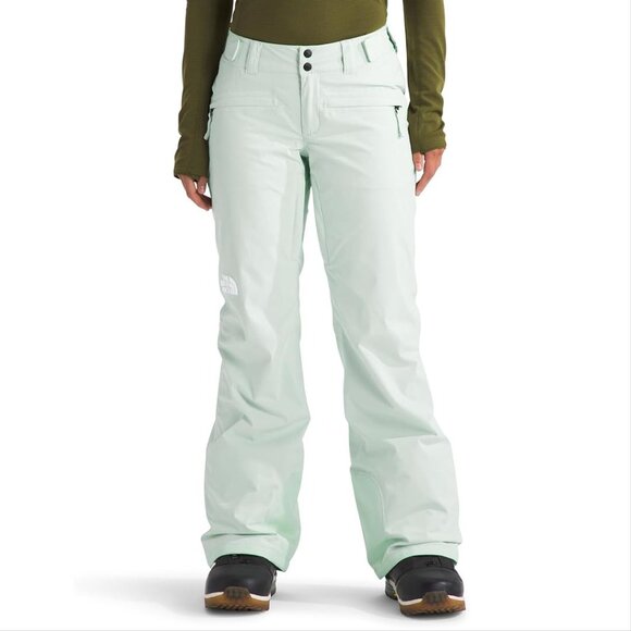 THE NORTH FACE Freedom Stretch Snow Ski Pants Size L Pale Green NEW $200 - Picture 2 of 11